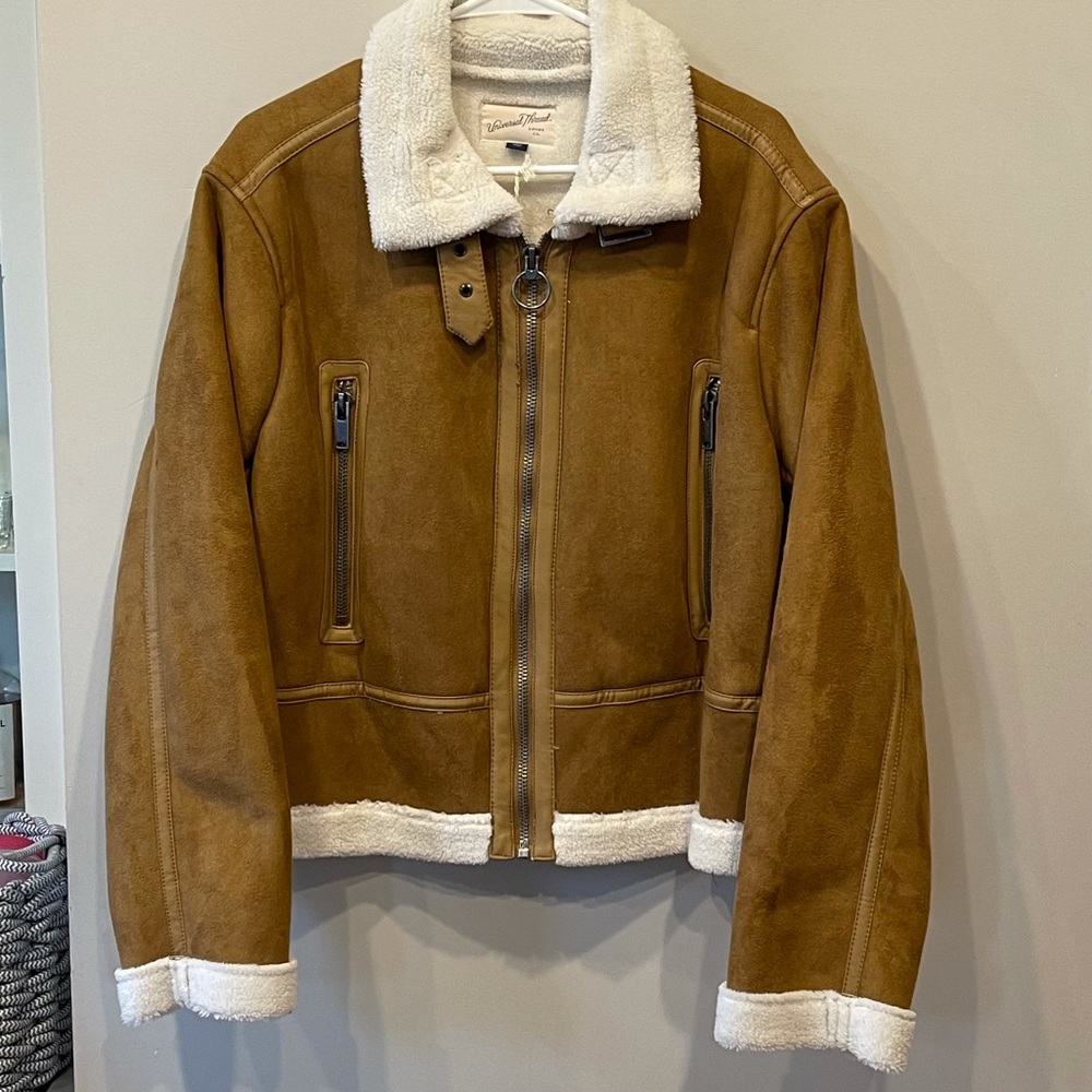 Suede/Sherpa jacket
